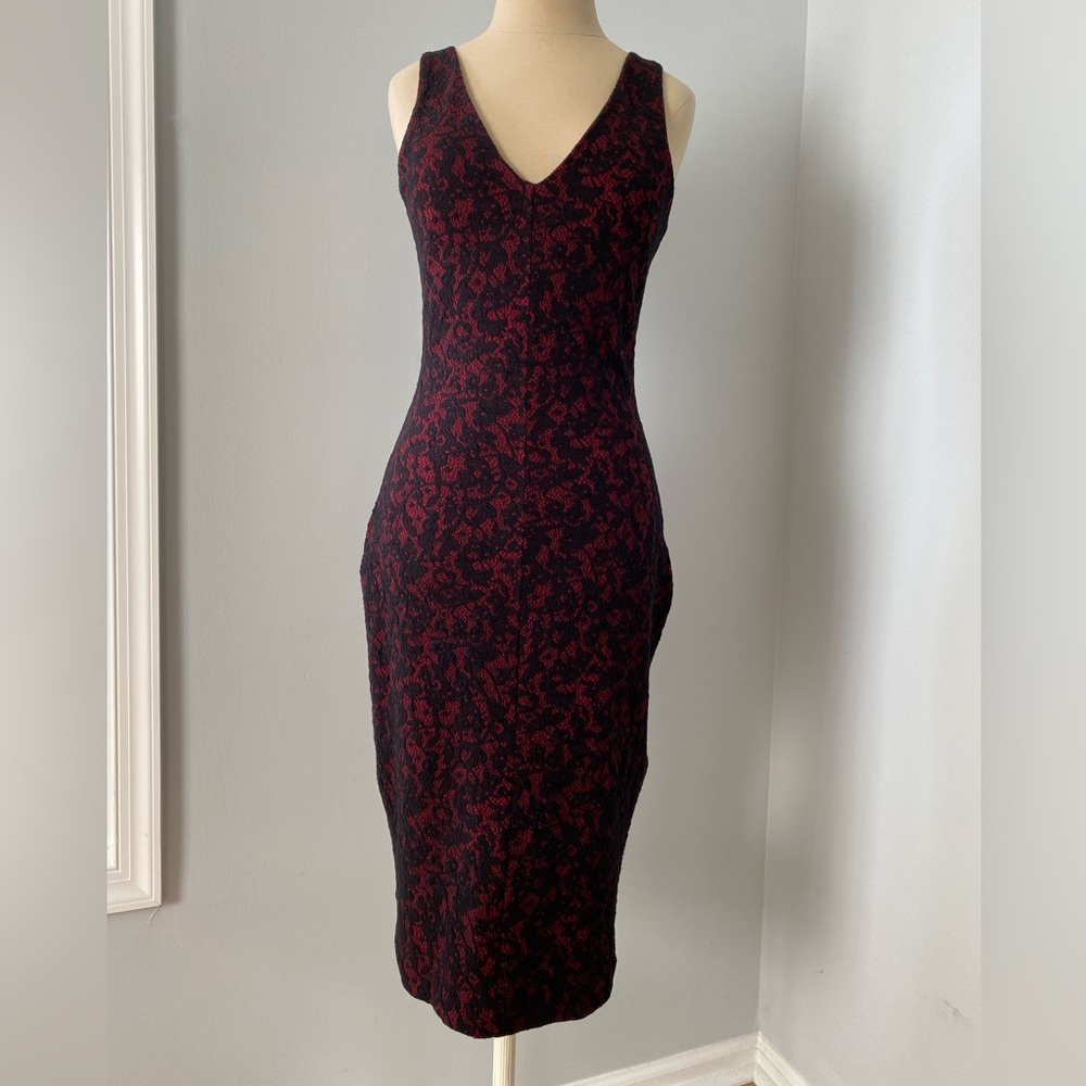 Michael Kors v-neck lace print dress